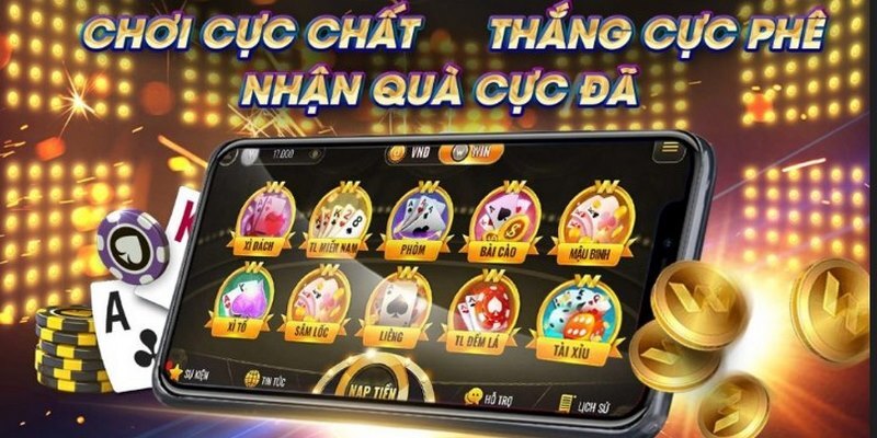 Kho game khổng lồ đẳng cấp đỉnh cao tại game bài vin777